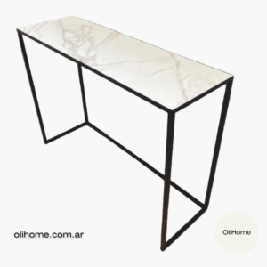 Mesa Recibidor estilo marmol 30x100cm