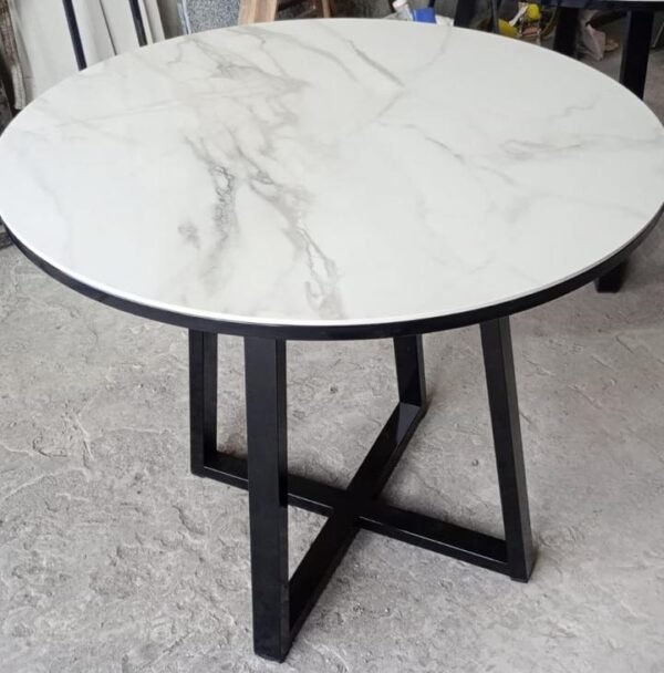 Mesa redonda estilo marmol en 110 cm - Image 4